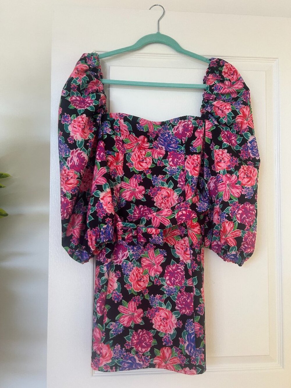 Zara floral dress midi